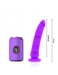 DELTA CLUB - TOYS LILA DILDO MEDIZINISCHES SILIKON 17 CM -O- 3 CM