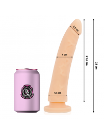 DELTA CLUB - TOYS NATÜRLICHER DILDO AUS MEDIZINISCHEM SILIKON 23 CM -O- 4.5 CM