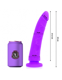 DELTA CLUB - TOYS LILA DILDO MEDIZINISCHES SILIKON 23 CM -O- 4.5 CM