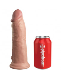 KING COCK - ELITE REALISTISCHER DILDO MIT VIBRATION UND SILIKON 20.3 CM