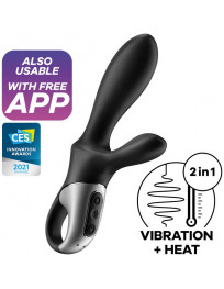 SATISFYER - HEAT CLIMAX ANAL VIBRATOR APP SCHWARZ