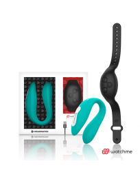 WEARWATCH - DUAL-TECHNOLOGIE VIBRATOR WATCHME AQUAMARINE - JET