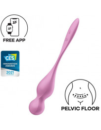 SATISFYER - LOVE BIRDS VIBRIERENDE KEGEL-KUGELN ROSA