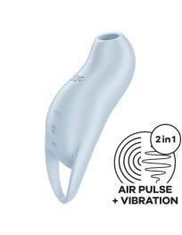 SATISFYER - POCKET PRO 1 KLITORIS-STIMULATOR HELLBLAU