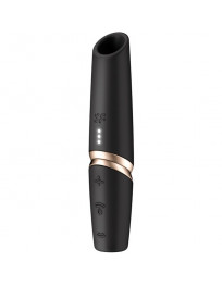 SATISFYER - PERFECT KISS WAVE KLITORIS-STIMULATOR SCHWARZ - GOLD