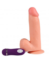 SHEQU - PHANTOM VIBRIERENDER DILDO MIT FERNBEDIENUNG 20 CM