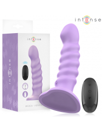 INTENSE - BRENDA VIBRATOR GRÖSSE M SPIRALENDESIGN 10 VIBRATIONEN LILA FERNBEDIENUNG