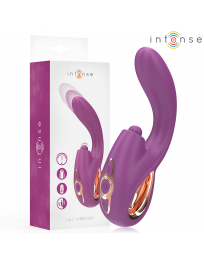 INTENSE - LALI MULTIFUNKTIONS-G-PUNKT-VIBRATOR TAPPING and STOSS and VIBRATION LILA