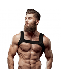 FETISH SUBMISSIVE ATTITUDE - NEOPREN-BRUSTHARNESS FÜR MNNER, GRÖSSE M