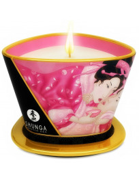 SHUNGA - MINI CARESS BY CANDELIGHT APHRODISIAC ROSES MASSAGEKERZE 170 ML