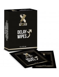 X POWER - DELAY WIPES 6 EINHEITEN