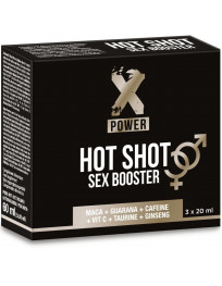 X POWER - HOT SHOT SEX BOOSTER STEIGERT DIE LIBIDO 3 X 20 ML