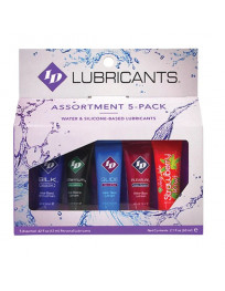 ID JUICY LUBE - SORTIERT 5X SCHMIERMITTEL, TUBE PACK 12 ML