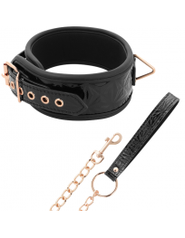 BEGME - BLACK EDITION PREMIUM VEGANER LEDERHALSBAND