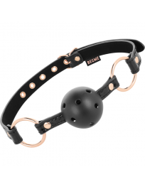 BEGME - BLACK EDITION BALLKNEBEL VEGANES LEDER