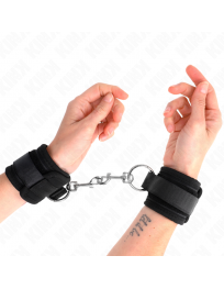KINK - HANDGELENKFESSELN SCHWARZ VERSTELLBAR 18-35 CM X 6 CM
