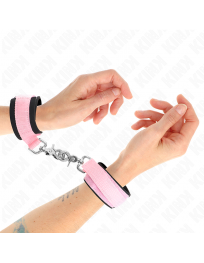 KINK - VERSTELLBARE NEOPREN-HANDHANDFESSELN ROSA VERSTELLBAR 22-34 CM