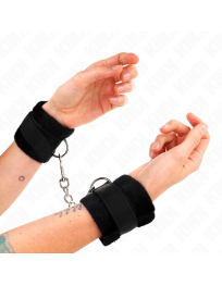 KINK - BEGINNER PELZHANDMANSCHETTEN SCHWARZ 30 X 7 CM