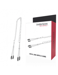 DARKNESS - EINSTELLBARE METALL-NIPPELKlammern