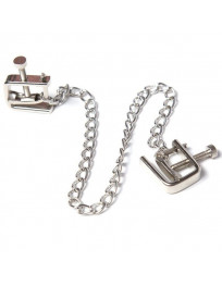 OHMAMA FETISH - METALLSCHRAUBENKLEMMEN MIT KETTE