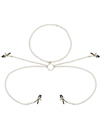 OHMAMA FETISCH 4 NIPPELKLEMMEN MIT KETTE