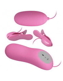 PRETTY LOVE - PINZETTE MIT VIBRATION UND ROSA ELETROSCHOCK