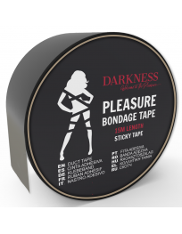 DARKNESS - KLEBENDES SCHWARZES BONDAGEBAND 15M