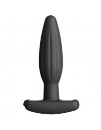 ELECTRASTIM - SILIKON SCHWARZ ROCKER BUTT PLUG KLEIN