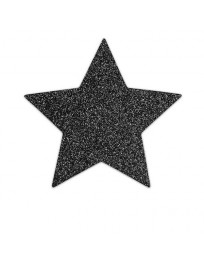 BIJOUX - INDISCRETS SCHWARZE STAR-FLASH-NIPPELKAPPEN