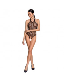 PASSION - WOMAN BS087 SCHWARZER BODYSTOCKING, EINE GRÖSSE