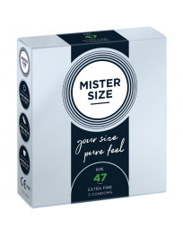 MISTER SIZE - KONDOME GRÖSSE XS 47 MM (3 EINHEITEN)