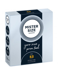 MISTER SIZE - KONDOMGRÖSSE M 53 MM (3 EINHEITEN)