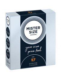 MISTER SIZE - KONDOMGRÖSSE L 57 MM (3 EINHEITEN)
