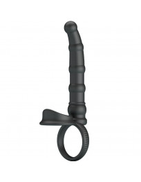 PRETTY LOVE - TATUM VIBRIERENDER PENISRING MIT STECKER 10 VIBRATIONEN SCHWARZ