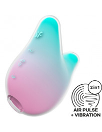 SATISFYER - MERMAID VIBES STIMULATOR and VIBRATOR MINT UND PINK