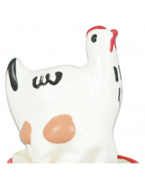 CONDOMERIE - HANDBEMALTE NEUHEITSKONDOME HÜHNCHEN WEISS