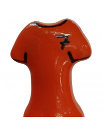 CONDOMERIE - HANDBEMALTES NEUHEITS-KONDOME ORANGE SHIRT