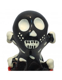 CONDOMERIE - HANDBEMALTE NEUHEITSKONDOME TOTENKOPF SCHWARZ MODELL 2