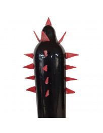 CONDOMERIE - HANDBEMALTE NEUHEITSKONDOME SCHWARZER KAKTUS XL