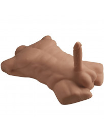 SILEXD - APOLLO L REALISTISCHER MÄNNLICHER TORSO KARAMELL