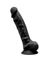 SILEXD - MODELL 1 REALISTISCHER PENIS PREMIUM SILEXPAN SILIKON SCHWARZ 23 CM