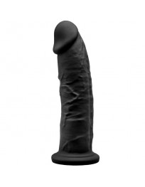 SILEXD - MODELL 2 REALISTISCHER PENIS PREMIUM SILEXPAN SILIKON SCHWARZ 19 CM