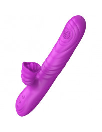 ARMONY - ANGELIA MULTIFUNKTIONSVIBRATOR MIT STIMULIERENDEM ZUNGENVIOLETTEN WRMEEFFEKT