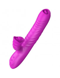 ARMONY - ANGELIA MULTIFUNKTIONSVIBRATOR DOPPELZUNGE VIOLETTER WRMEEFFEKT