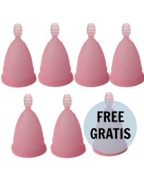 NINA KIKÍ - MENSTRUAL CUP ROSA GRÖSSE S 6 1 FREI