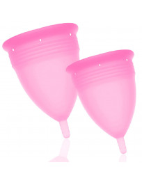 STERCUP - FDA SILIKON-MENSTRUALCUP PACKUNGSGRÖSSE S L ROSA