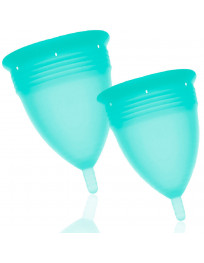 STERCUP - FDA SILIKON-MENSTRUALCUP PACKUNGSGRÖSSE S L AQUAMARINE