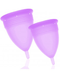 STERCUP - FDA SILIKON-MENSTRUALCUP PACKUNGSGRÖSSE S L LILA