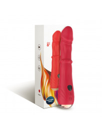 ARMONY - THERMO-EINSTELLBARER PUNKT-A-STIMULATOR-VIBRATOR-DILDO ROT