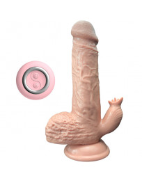ARMONY - REALISTISCHER VIBRATOR and STOßDILDO MIT ZUNGENSTIMULATOR 19 CM